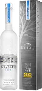 Belvedere Vodka Pure in Geschenkpackung Distilled and Bottled in Poland in Geschenkpackung | 40% vol | 0,7 l