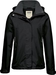 HAKRO Damen Regenjacke Colorado 262, schwarz, L HAKRO Damen Regenjacke Colorado 262, schwarz, L