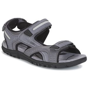 GEOX Respira Uomo Sandal Strada D Pánske sandále Outdoor Stone / Lt Grey Grey, Veľkosť:EUR 43