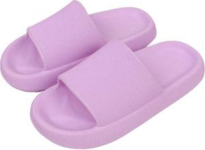 CoZy pohodlné, měkké a protiskluzové pantofle - 4,5 cm podrážka, fialová 40-41 CoZy pohodlné, měkké a protiskluzové pantofle - 4,5 cm podrážka, fialová 40-41