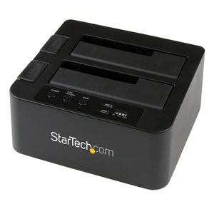 StarTech.com USB 3.0 / eSATA auf 2,5 / 3,5" Festplatten Duplizierer Dock - Kopierstation mit SATA 6G