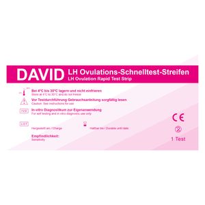 20 x David Ovulationstest Streifen, LH Schnelltest, optimale Sensitivität