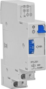 Treppenlichtzeitschalter / Zeitrelais 1 Wechsler, 230V/16A, 1-7 Minuten
