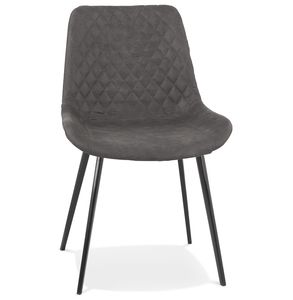 Kokoon® dizajnová stolička HABILI 52x59x82 cm, textil, tmavo sivá, 9,4 kg