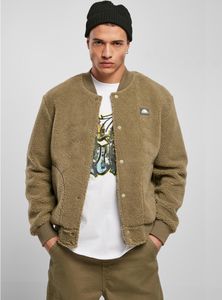 Southpole - Herren Basic Sherpa Jacke KHAKI M