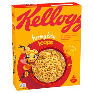 Kelloggs Honey Loops Cerealien leckerer Knusperspaß mit Honig 330g