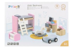 Viga Toys - Möbelset VIGA PolarB Puppenhaus Kinderzimmer