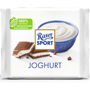 Ritter Sport Joghurt gefüllte Vollmilchschokolade mit Joghurt 100g