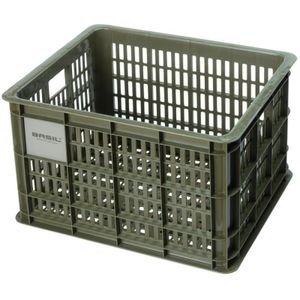 BASIL V.R.-Korb "Crate M" Kunststoff, Vo moss green