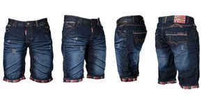 Geographical Norway Herren Cargo Shorts kurze Hose Bermuda knielang Jeans Short