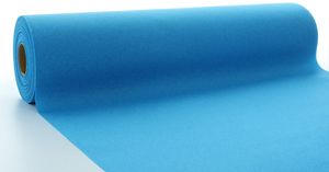 Mank Tischläufer 40 cm x 24 lfm aqua blau 70g Airlaid