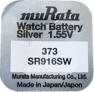 Sony/Murata 373 SR68 SR916SW quartzové hodinky batérie oxid strieborný 1.55 voltov 1x