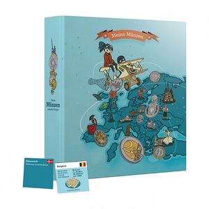 Kinder-Münzalbum Meine Münzen aus ganz Europa für 48 Münzen, inkl. Länderinfos