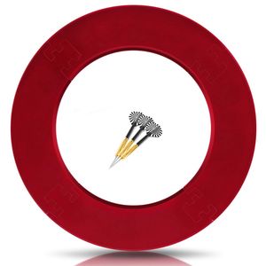 ProDarts Dart Surround Für Alle Marken-Dartscheiben – Dart Auffang-Ring In Rot – Hochwertige Stabile Umrandung – Wandschutz Für Das Dartboard Ohne Zusatzbefestigung – Professionelle Optik