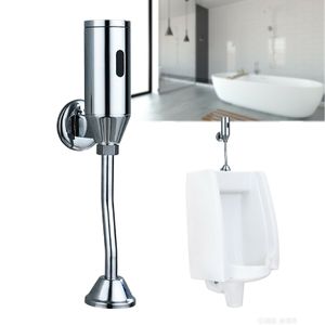 Pisoáry Splachovací ventil Toalety Automatický senzor G1/2" Pisoárový ventil Nástěnný infračervený splachovač toalet (bez baterie)
