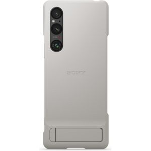 Sony Style Cover Stand Xperia 1 V - Schutzhülle - platingrau