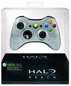 Xbox 360 - Halo Reach Wireless Controller Silber