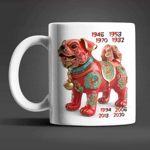 Hund Chinesisches Jahres Sternzeichen Tasse Kaffeetasse Teetasse Geschenkidee