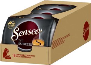 SENSEO Pads Typ Espresso Senseopads kräftig 5 x 16 Kaffeepads - 80 Getränke