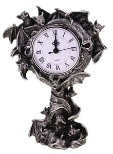VOGLER Joh. Vogler GmbH Standuhr mit Fledermäusen Uhr Clock Bat