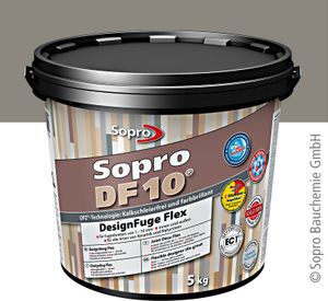 Sopro DF 10 Fliesen 5 kg Design Fuge Fugenmasse Fugenmörtel 1-10mm steingrau-22