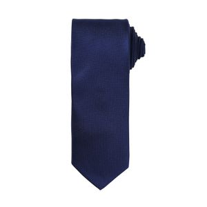 Pánská kravata s jemným vaflovým vzorem (2 ks/balení) RW6942 (jedna velikost) (tmavě modrá)