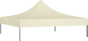 vidaXL Střecha párty stanu 2x2 m krémová 270 g/m²