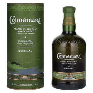 Connemara Peated Single Malt Irish Whiskey in Geschenkpackung | 40 % vol | 0,7 l