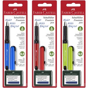 Faber Castell Fountain Pen Schulfüller für Rechts und Linkshänder