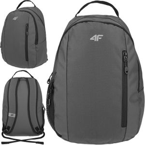 4F batoh školský batoh turistický batoh športový batoh U191, farba: sivá
