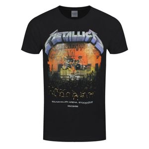 Metallica - "Stockholm '86" T-Shirt für Herren/Damen Unisex RO538 (L) (Schwarz)