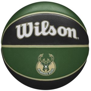 Wilson NBA Team Milwaukee Bucks Ball WTB1300XBMIL, Basketballbälle, Unisex, Grün, Größe: 7