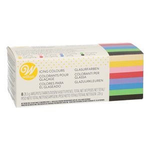 Wilton Lebensmittelfarben/Glasurfarben Spar-Set 8 x 28 g