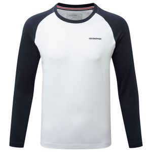Craghoppers - "Abbott" T-Shirt, NosiBotanical für Kinder CG1528 (128) (Dunkel-Marineblau/Aufgehelltes Weiß)