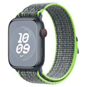 Apple Nike Sport Loop Armband Bright GreenBlau 42444549mm