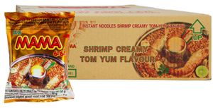 [ 30x 55g ] MAMA Instant Nudeln Shrimp Creamy Tom Yum Flavour / Tom Yum Garnelen-Sahnegeschmack
