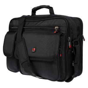 Christian Wippermann XXL Umhängetasche Flugbegleiter Tasche Messenger Arbeitstasche Laptoptasche