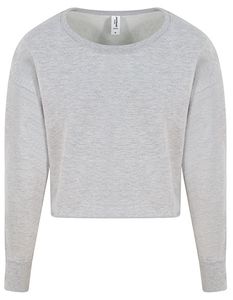 Women's Cropped Sweat (heather grey M)