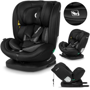 Lionelo Bastiaan i-Size Autokindersitz ab Geburt bis 12 Jahre, ab 0 kg bis 36 kg, i-Size, Isofix + Top Tether - Schwarz Lionelo Bastiaan i-Size Autokindersitz ab Geburt bis 12 Jahre, ab 0 kg bis 36 kg, i-Size, Isofix + Top Tether - Schwarz