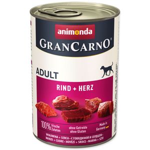 Animonda GRANCARNO konz. ADULT hovězí/srdce 400g