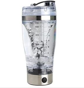 Elektrischer Protein-Shaker-Mixer Meine Wasserflasche Automatikwerk Vortex Tornado 450ml er abnehmbarer Smart Mixer Cup