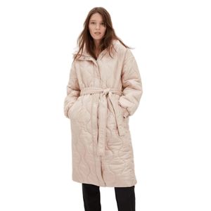 Dorothy Perkins - Dámský vycpaný kabát DP477 (36 DE) (světle růžová)