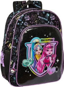Školský batoh Monster High Black 33 x 42 x 14 cm