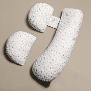 Topchances Rozšiřující těhotenský polštář nastavitelný, komfortní polštář pro dospělé, polštář na celé tělo, podpůrný polštář na tělo, kojící polštář na tělo, odnímatelný omyvatelný, šedý