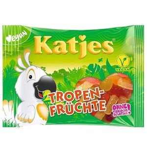 Katjes Tropical Fruits naturalne smaki bez żelatyny 175 g