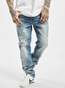 Brandit - Herren Will Straight Fit Jeans BLUE WASHED W36/L32