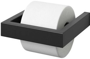 ZACK Edelstahl Toilettenpapierhalter LINEA WC-Rollenhalter schwarz 40576