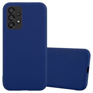 Cadorabo Case for Samsung Galaxy A53 5G in CANDY DARK BLUE Ochranný kryt z pružného silikonu TPU Zadní kryt Etui Kryt na mobilní telefon