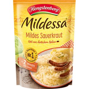 Hengstenberg Mildessa Mildes Sauerkraut im praktischen Beutel 400g