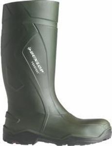 Dunlop Stiefel Purofort+ grün S5 Gr. 44